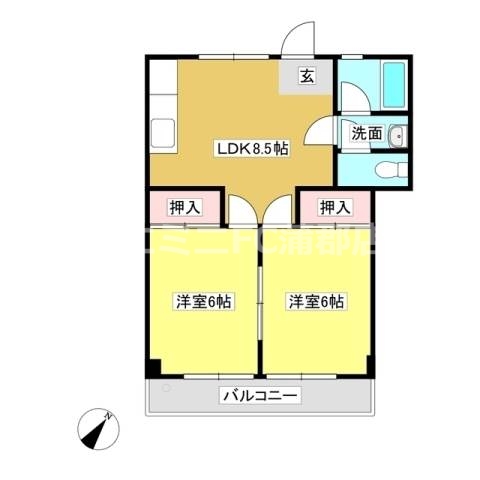 メゾン末広の間取り