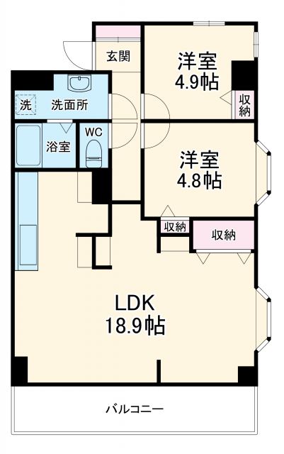 ラ・フォレ薬円台の間取り