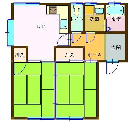 ローズビレッジの間取り