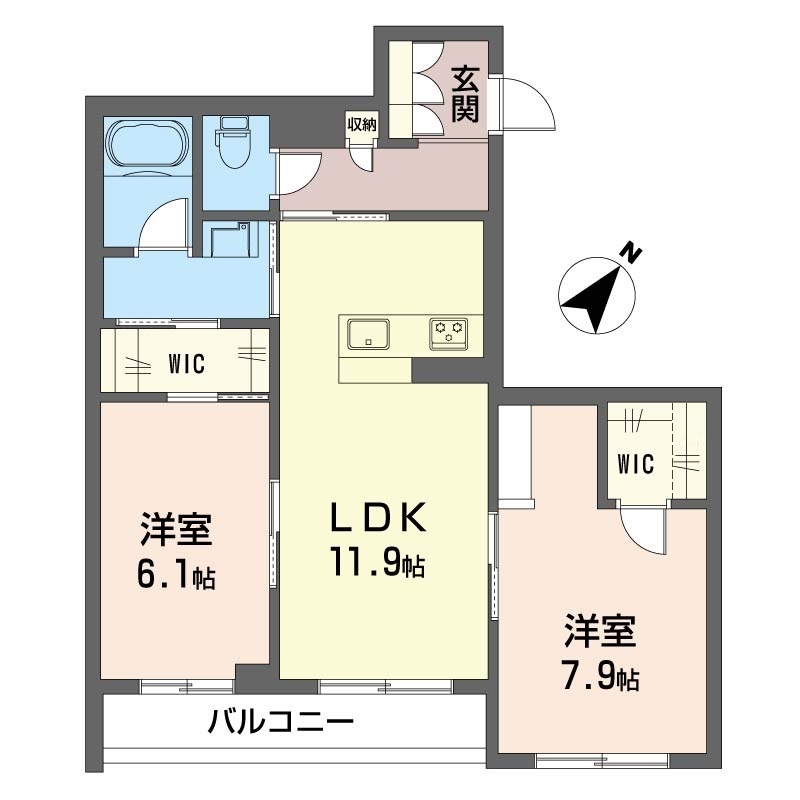 バンクサワーIの間取り
