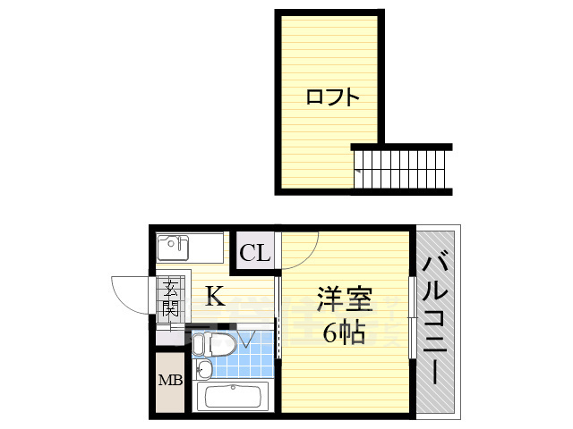 阿部マンションの間取り