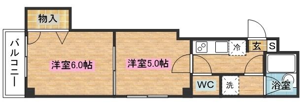 レジョンドール古川町の間取り