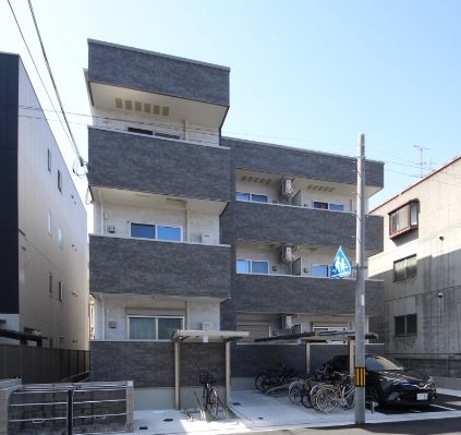 兵庫県尼崎市富松町１の賃貸アパートの外観