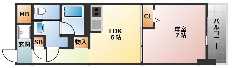 フェニックス日本橋高津の間取り