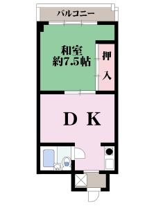 京橋マンションの間取り