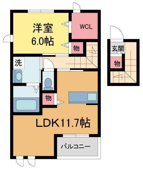 エルピーダの間取り