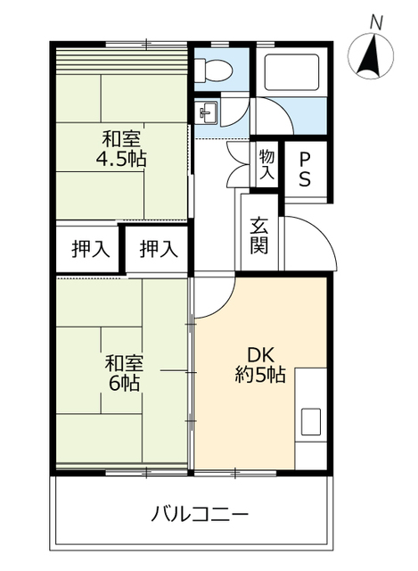 ＵＲ高森台の間取り