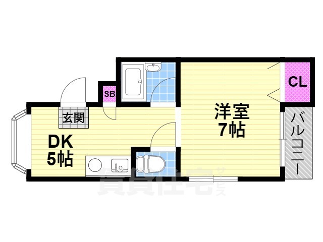 サニーメイトの間取り