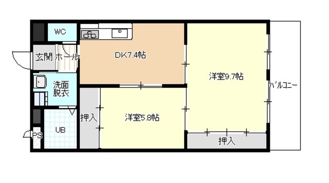 ニシムラハイツの間取り