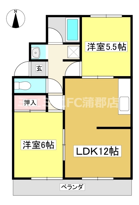 【パークハイツの間取り】