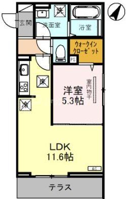 さいたま市北区宮原町のアパートの間取り