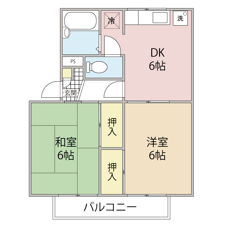 瀬戸ハイツの間取り