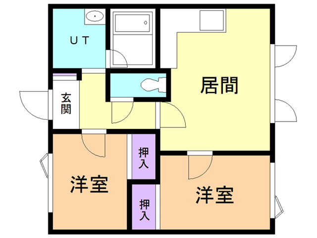 キリークＭＳの間取り