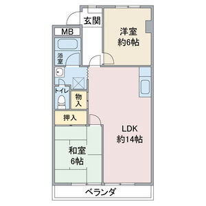 パークサイドマンションの間取り