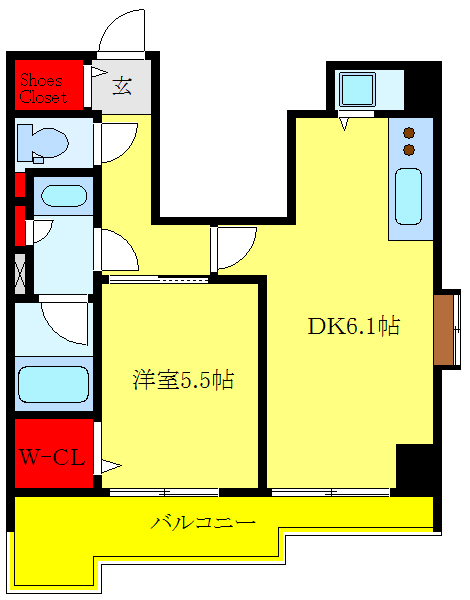 【メイクスデザイン板橋本町の間取り】