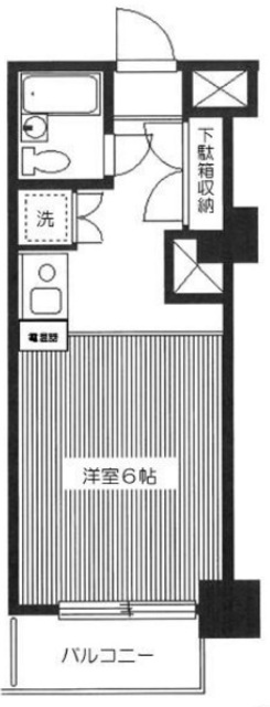 キャッスルマンション代官山の間取り