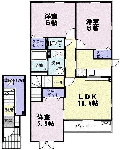 プルミエール２の間取り