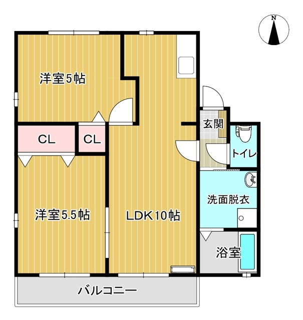 プレアド大宮Cの間取り