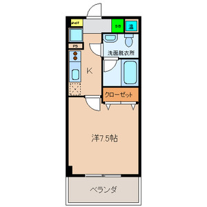 八尾市植松町のマンションの間取り