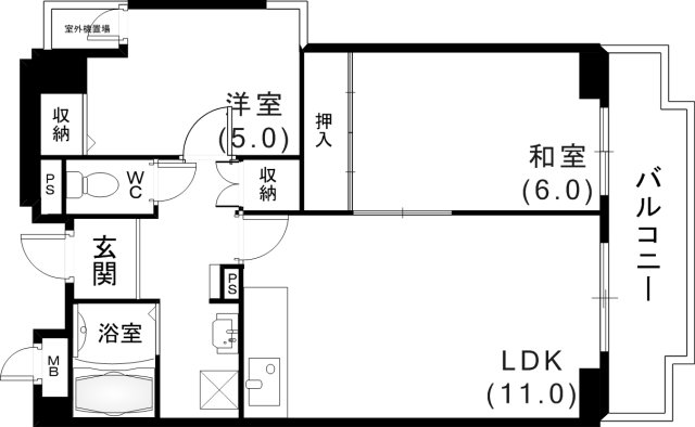 ホロンコート神戸の間取り