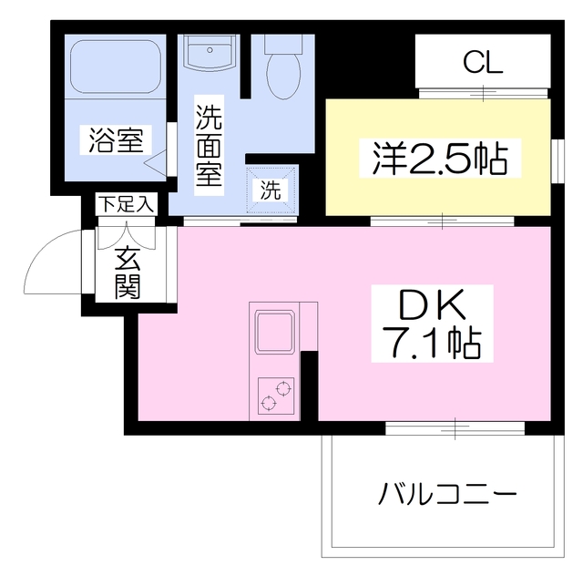 ＤＨガーデン平尾の間取り