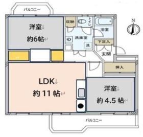 坂戸市東坂戸のマンションの間取り