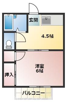 カナハイツの間取り