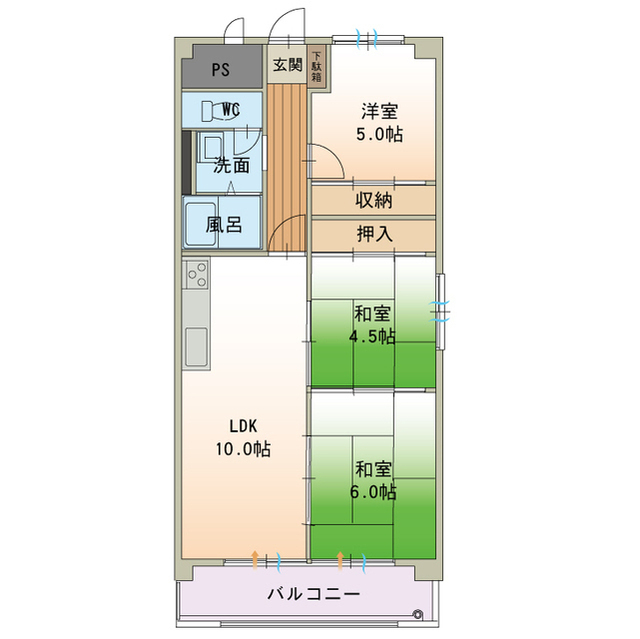 マーキュリーアットの間取り