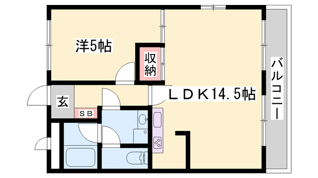 サニーハイツの間取り