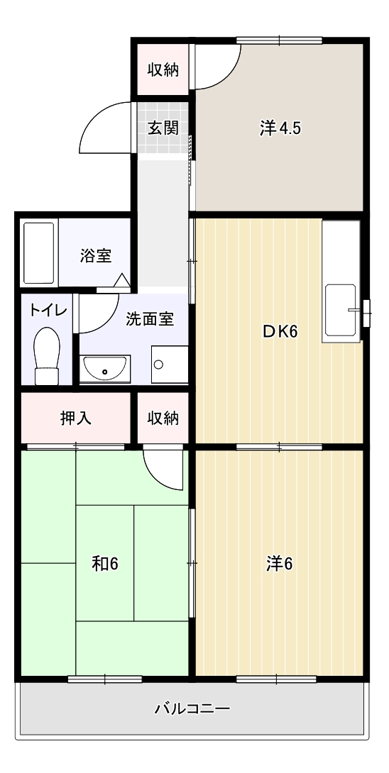 ペルテ咲が丘の間取り