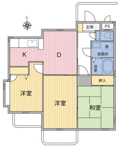 アルカサーノ永山の間取り