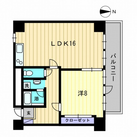 住友ハイツの間取り