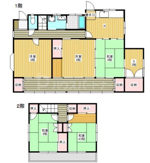 【前原西5丁目貸家の間取り】