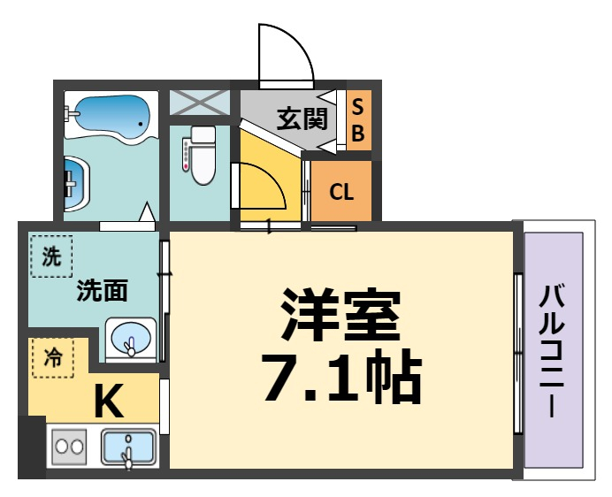 リベル西宮の間取り