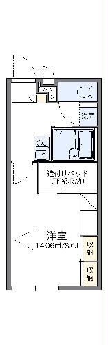 高松市木太町のアパートの間取り