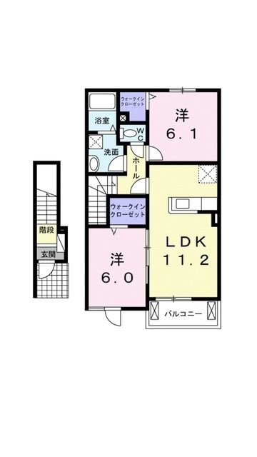 ロータス　Iの間取り