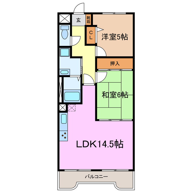 プレステージ岩崎台の間取り