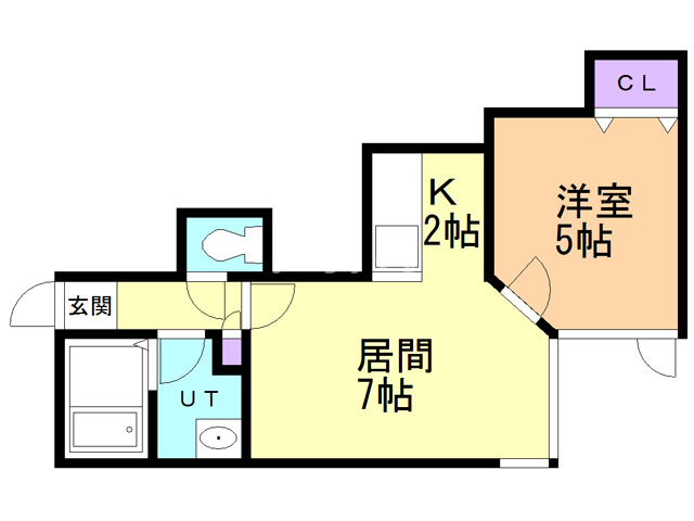 チュティ平岸の間取り