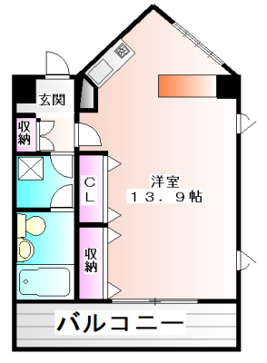 グローバル三田の間取り