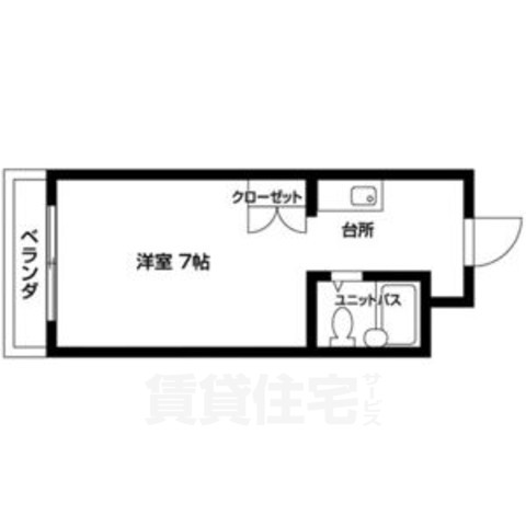 宇治市槇島町のマンションの間取り