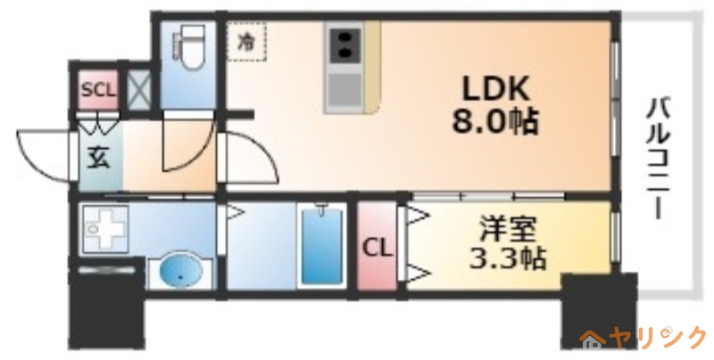 ディアレイシャス浅間町ステーションフロントの間取り