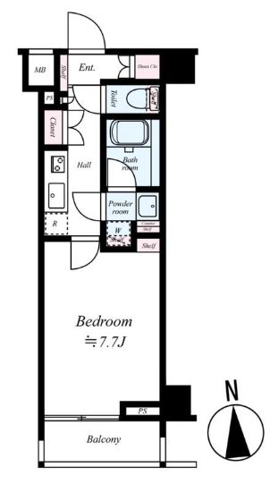 クレヴィスタ板橋西台IIの間取り