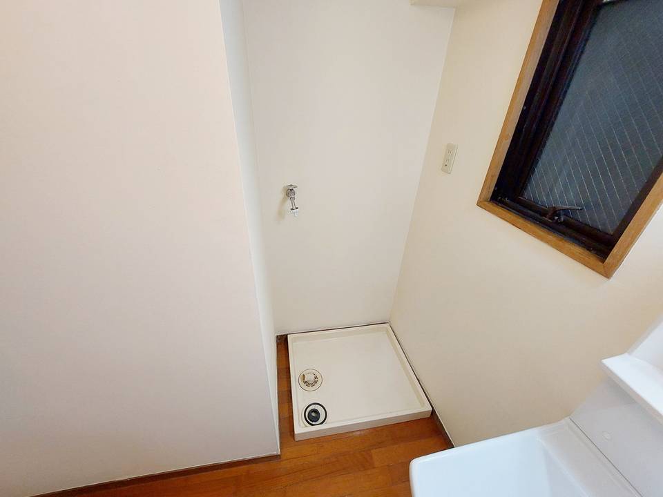 洗面設備　洗濯機置場