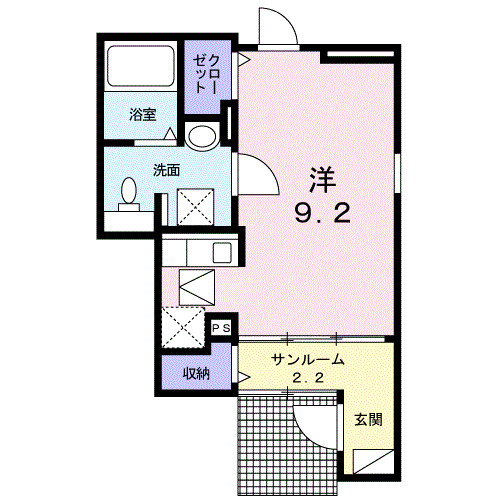 メロディアス薬師の間取り