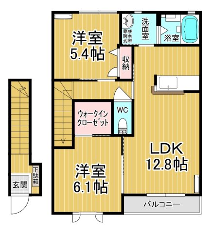 メゾン・ボヌールCの間取り