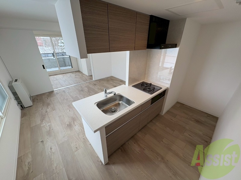 キッチン　システムキッチンなので、すぐお料理に使えます！