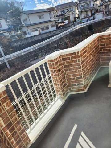 バルコニー　落ち着いた時間を過ごせるバルコニーです