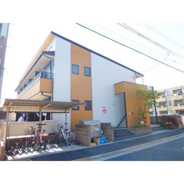 建物外観　可愛い外観のアパート