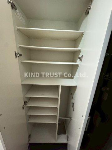 収納　たっぷりとした収納スペースです