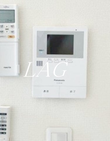 セキュリティ　モニター付きインターホンです。